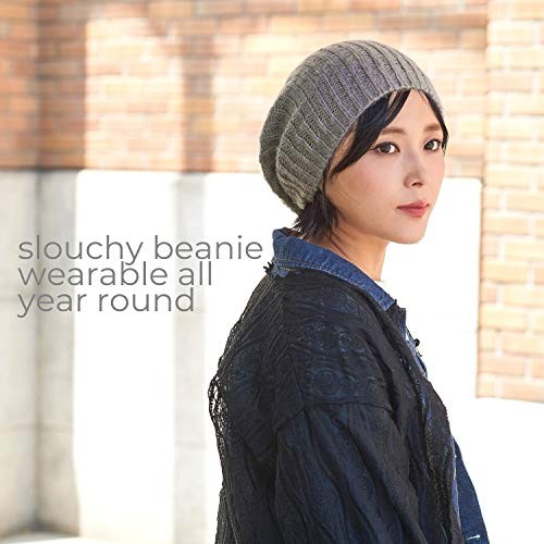 Oversized Winter Slouchy Knit Beanie – Mens Warm Fall Hat Womens One Size Black