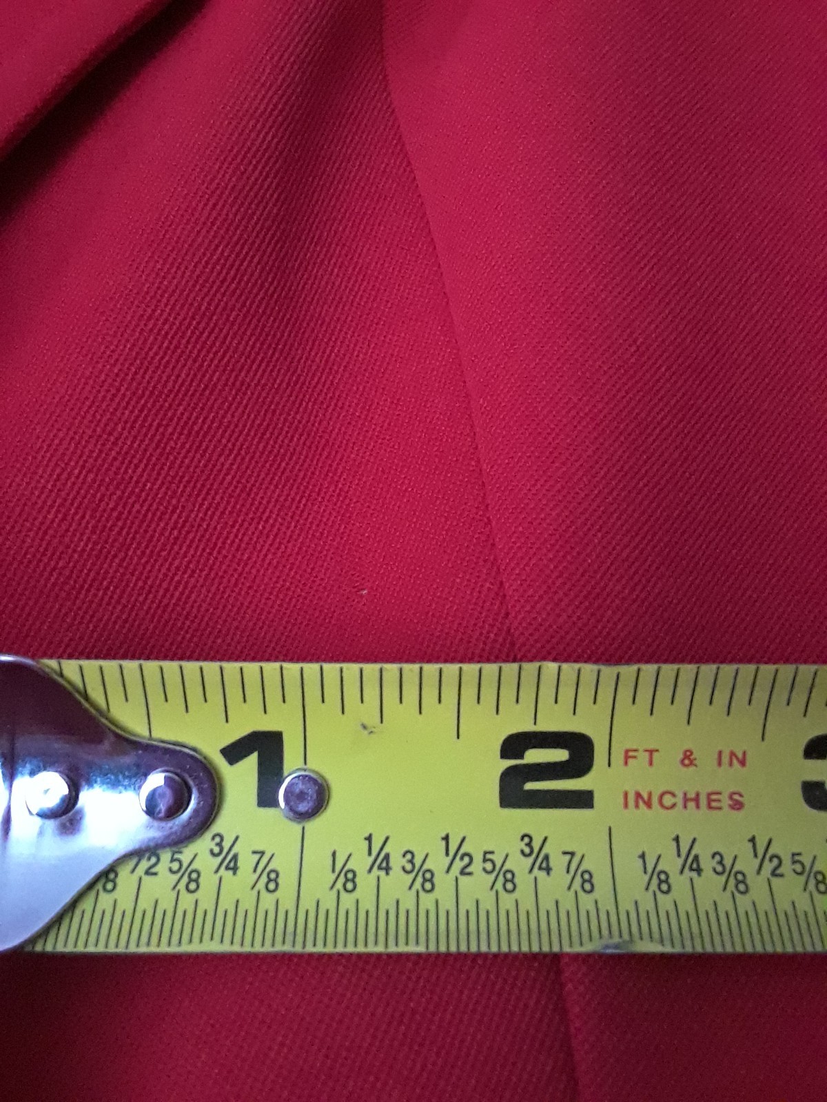 Vintage Harvé Benard Women Red Work Jacket Button – Wool – Size 8