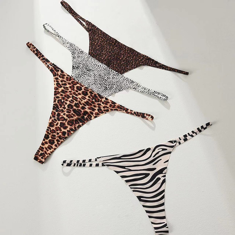 4 Pack Lot Sexy Womens G string Thongs Panties Briefs Underwear Lingeries Bikini