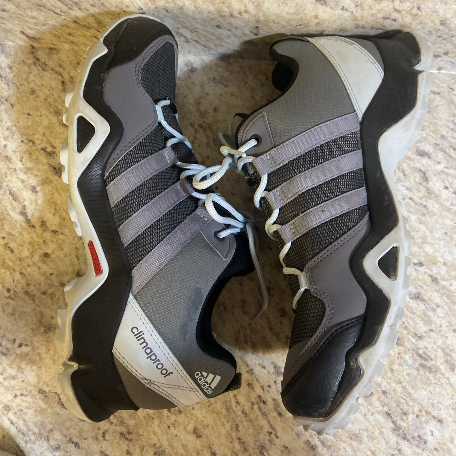 Adidas AX2S Low Top Women Hiking Shoes Gray Blue Size 9