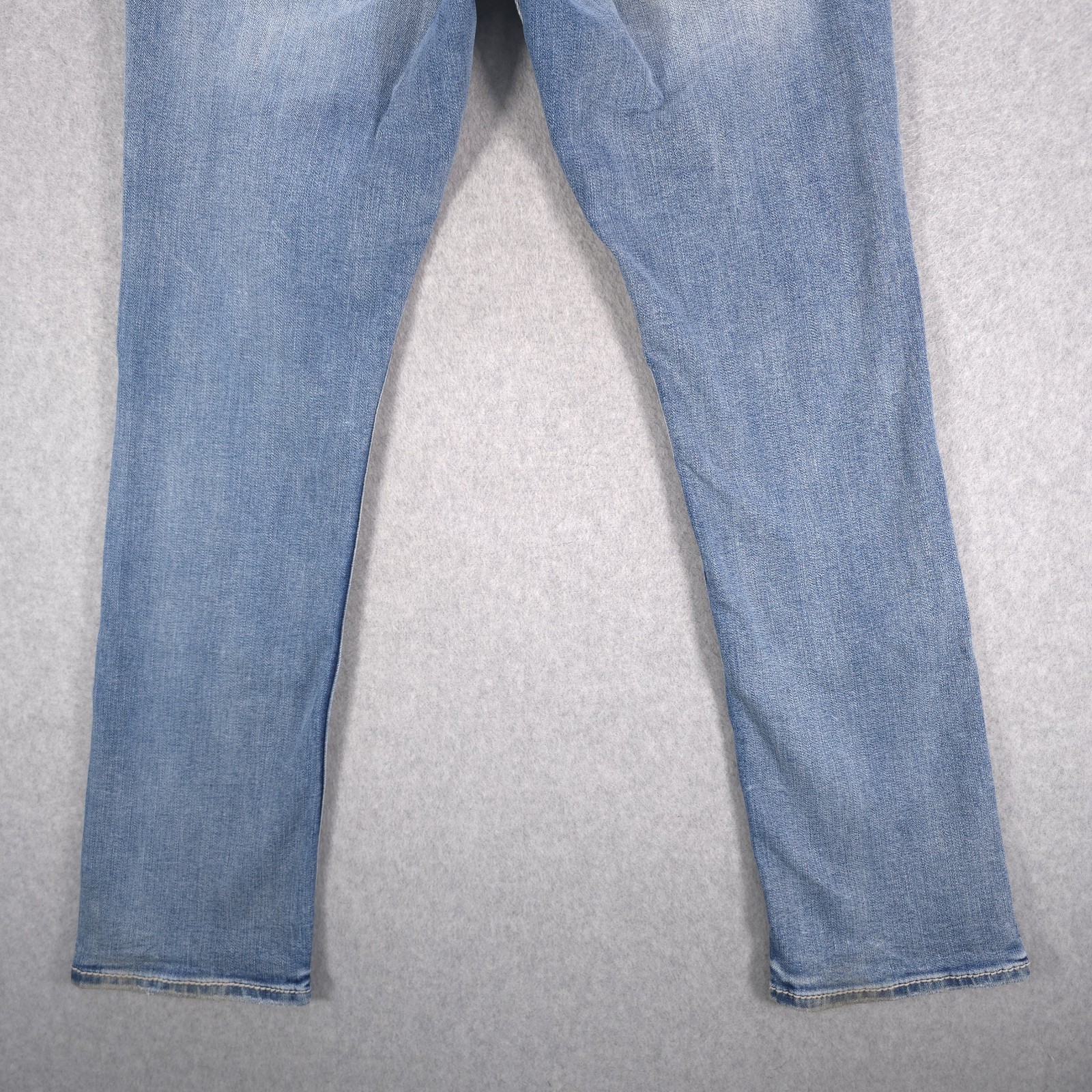 BKE Buckle Jake Straight Mid Whiskared Stretch Denim Casual Jeans Mens 31×32