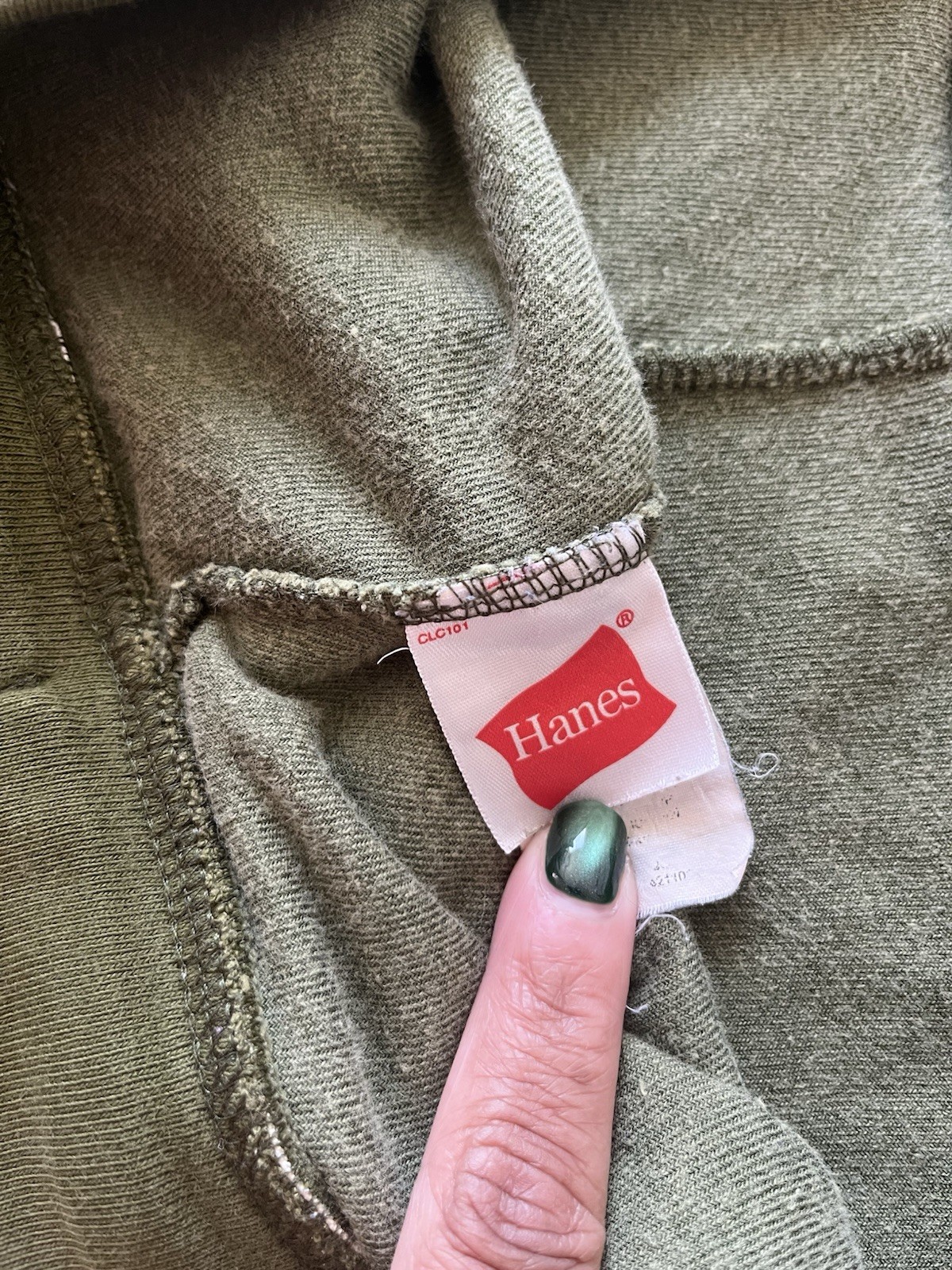 Hanes Women’s Velour Tracksuit 2pc Zip Jacket & Pants Pockets Green Y2K