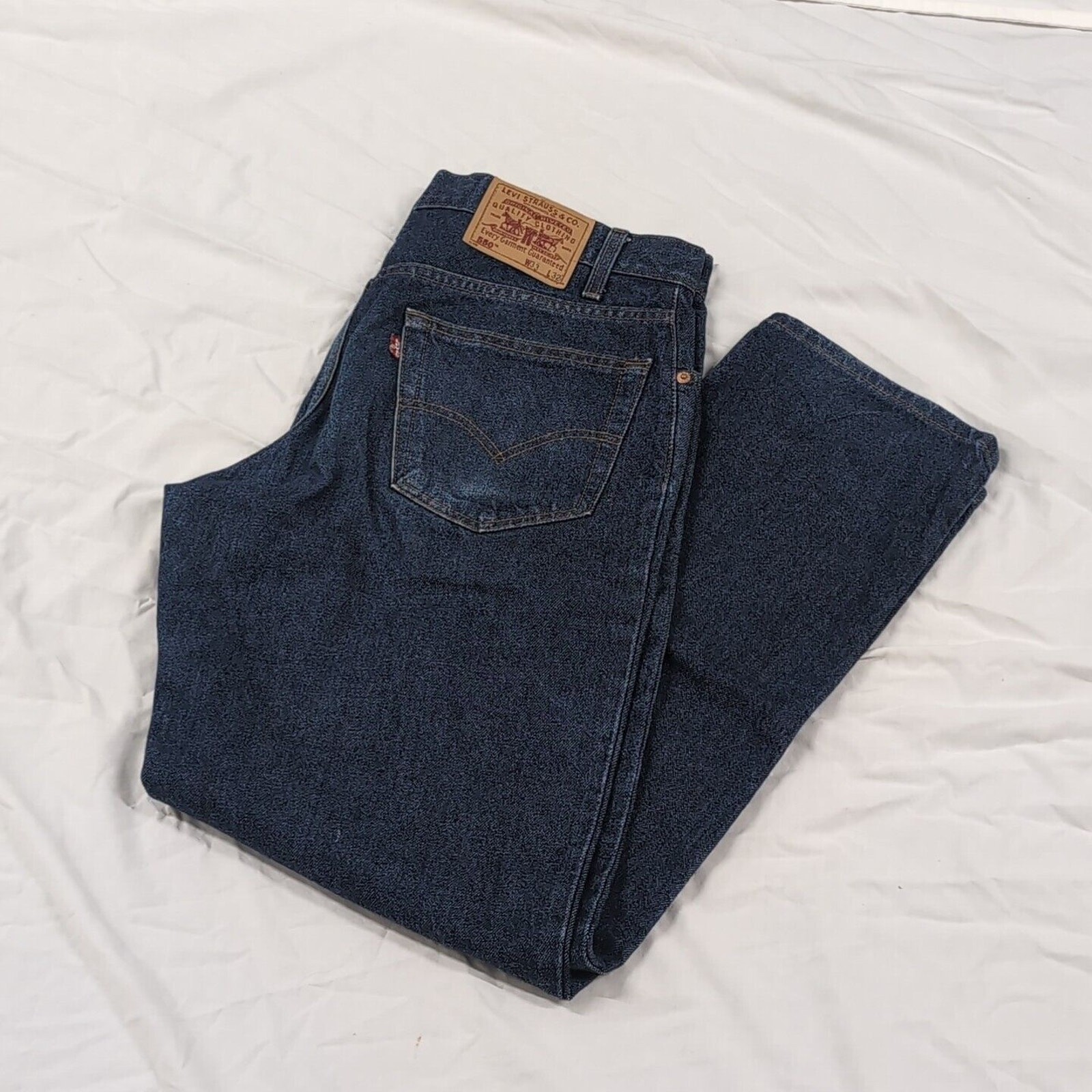 Levi’s 550 Mens Relaxed Fit Blue Denim Jeans Reg Big Tall