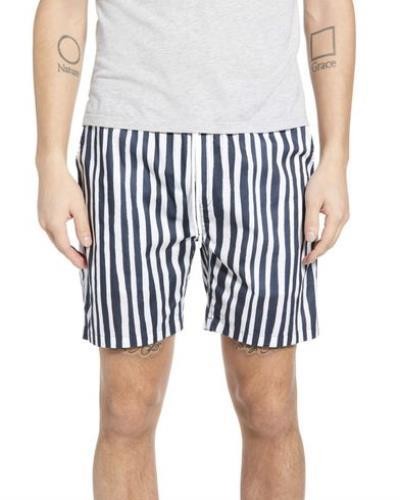 Wesc Men’s Hampus Uneven Stripe Shorts Size S NEW $128