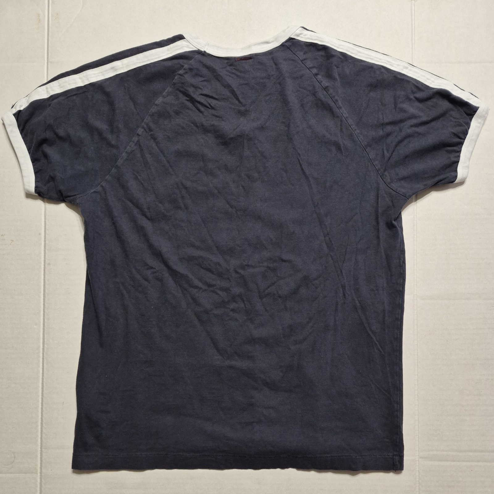 Champion Todd Snyder Ringer Crewneck Black Shirt Size Large Single Stitch