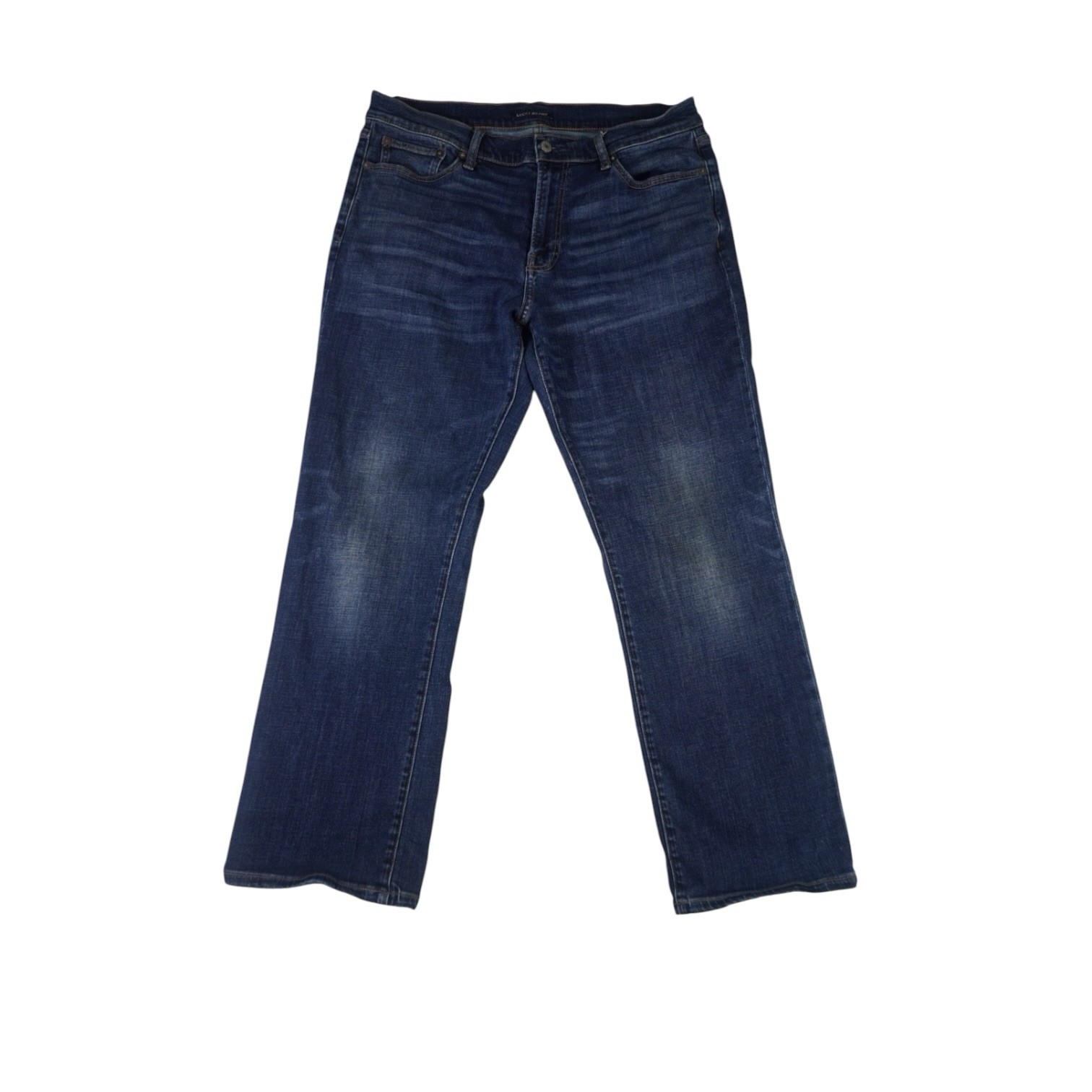 Lucky Brand Men’s 223 Straight Jeans 34×30 Dark Wash Stretch Denim