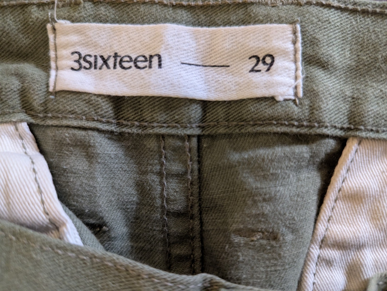 3Sixteen selvedge pants
