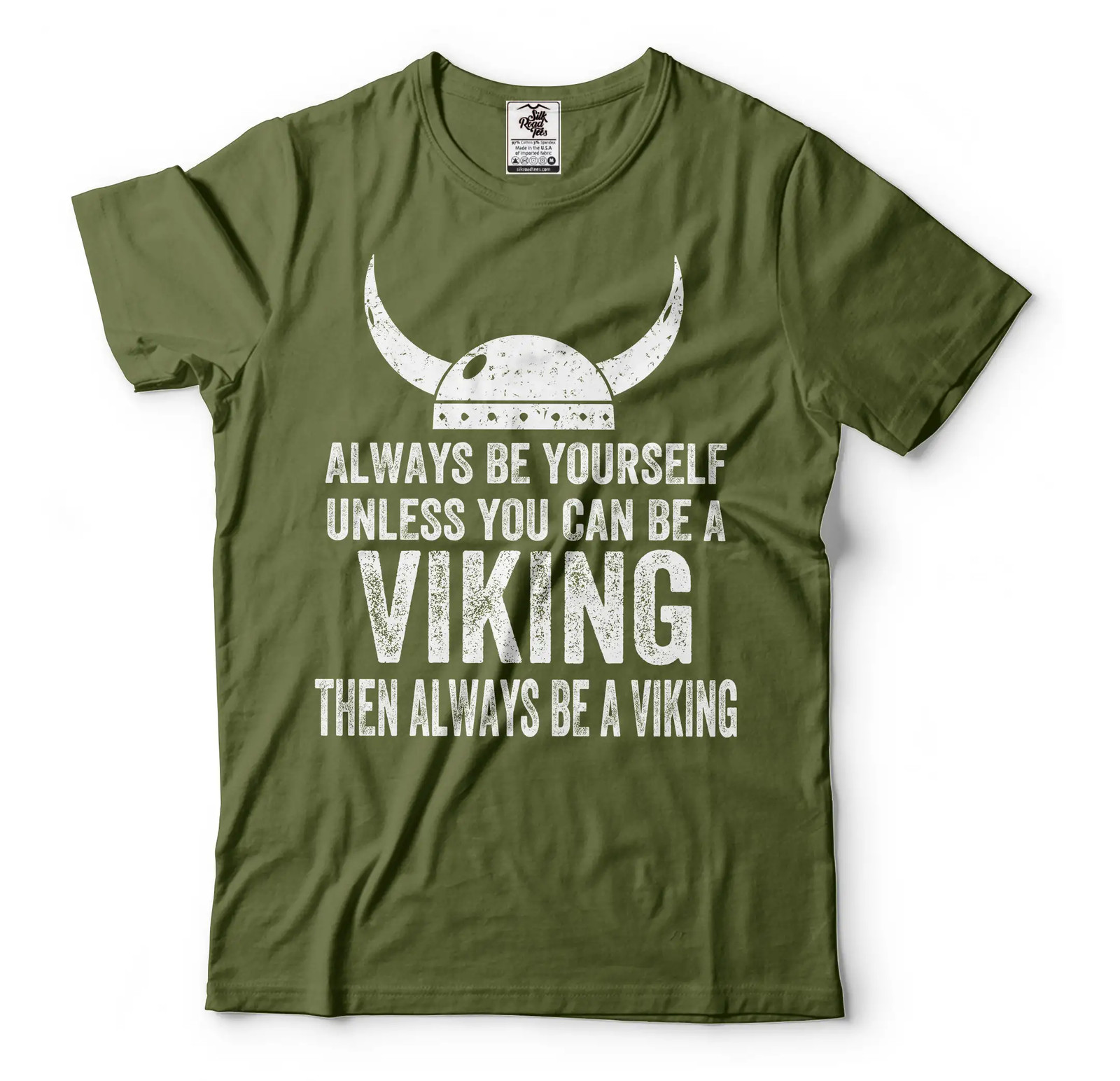 Be A Viking Shirt Funny Viking Tee Vikings Patriotic Gift Tee Skull Helmet Tee