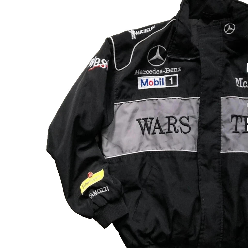 Vintage Mclaren Racing Jacket Team Racing Embroidered Jacket