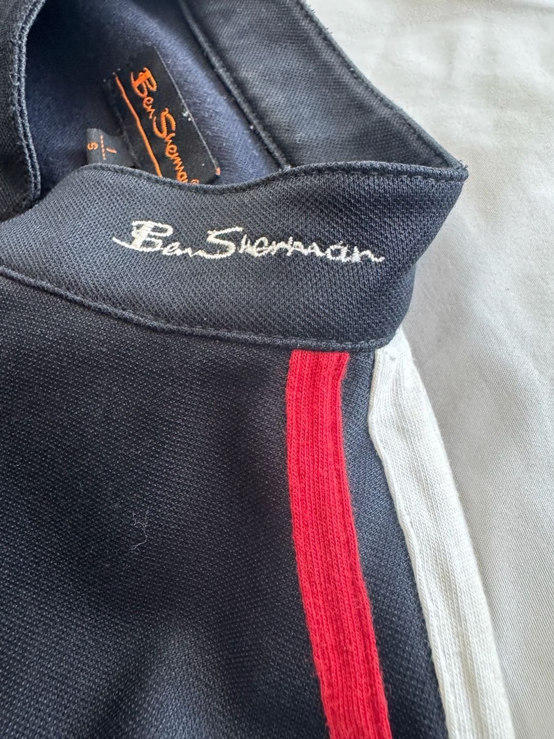 Ben Sherman Mod Target Full-Zip Track Jacket with Sleeve Stripes