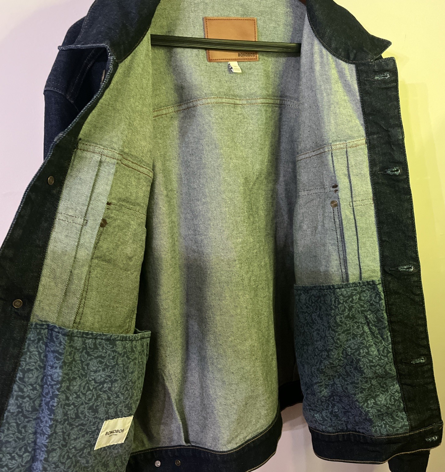 Bonobos Denim Jacket Mens Size XL Dark Wash The Jean Gramercy Indigo