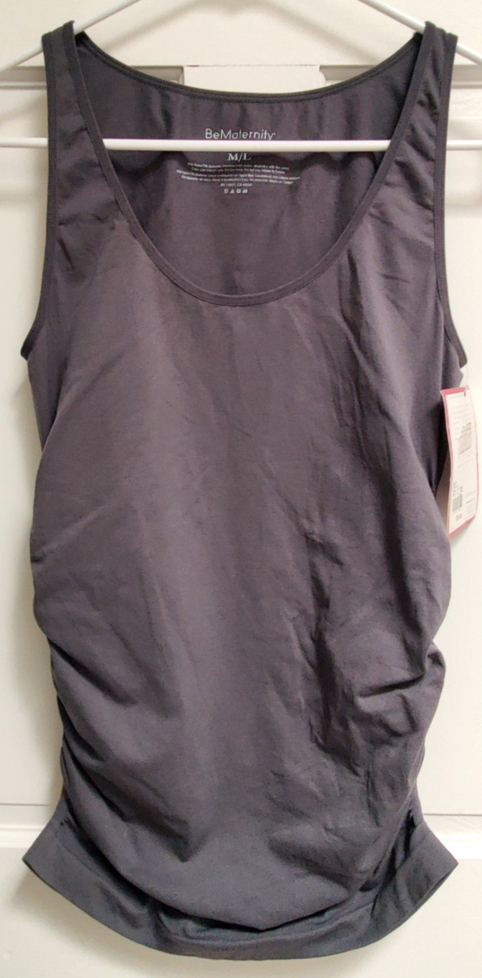 Be Maternity by Isabel & Ingrid Ruched Tank Top