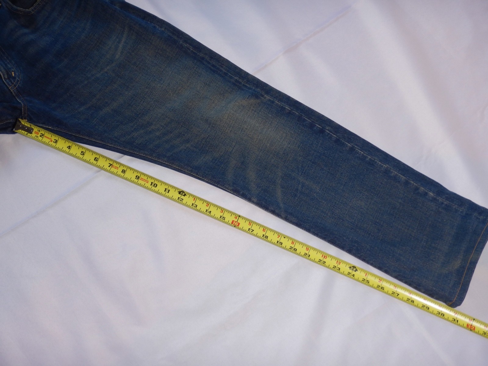 RRL Union Standard Zipper Fly Slim Fit Denim Jeans Size 32 X 30