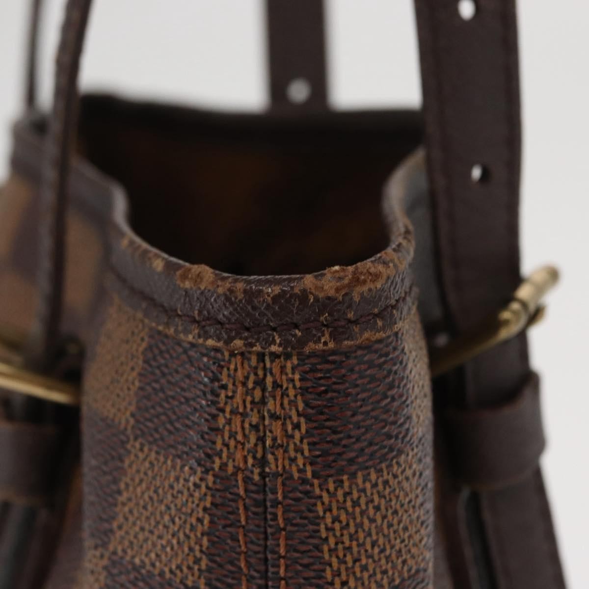LOUIS VUITTON Damier Ebene Marais Shoulder Bag N42240 LV Auth BA10212