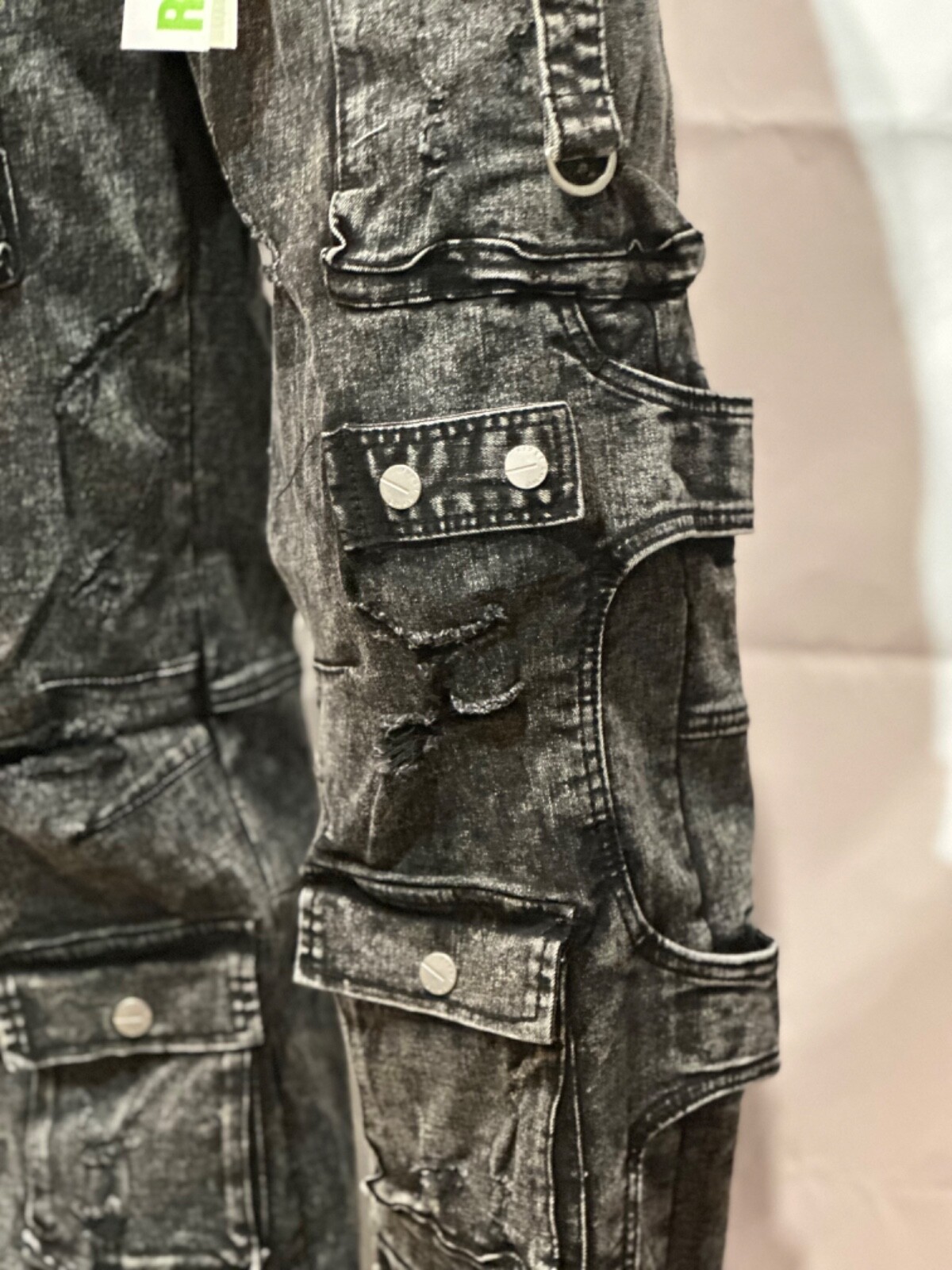 Men’s First Row Martin Relaxed Fit Jeans wilder Denim (Utility) Baggy FRD3122