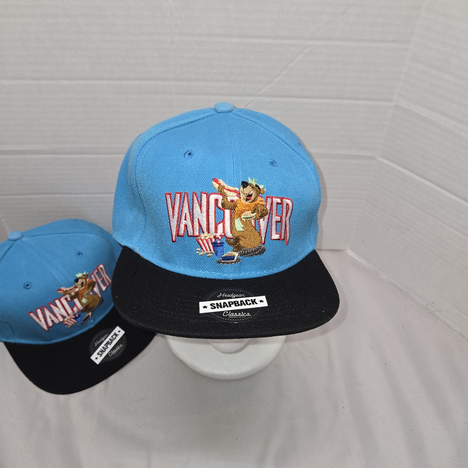 Headgear Classics Hat Yogi Bear Adjustable Snapback Hanna-Barbera Blue Black Cap
