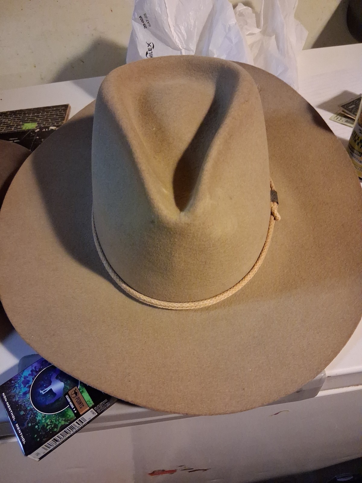5x Beaver Brand And Eddy Bros Cowboy Hats 7 1/4