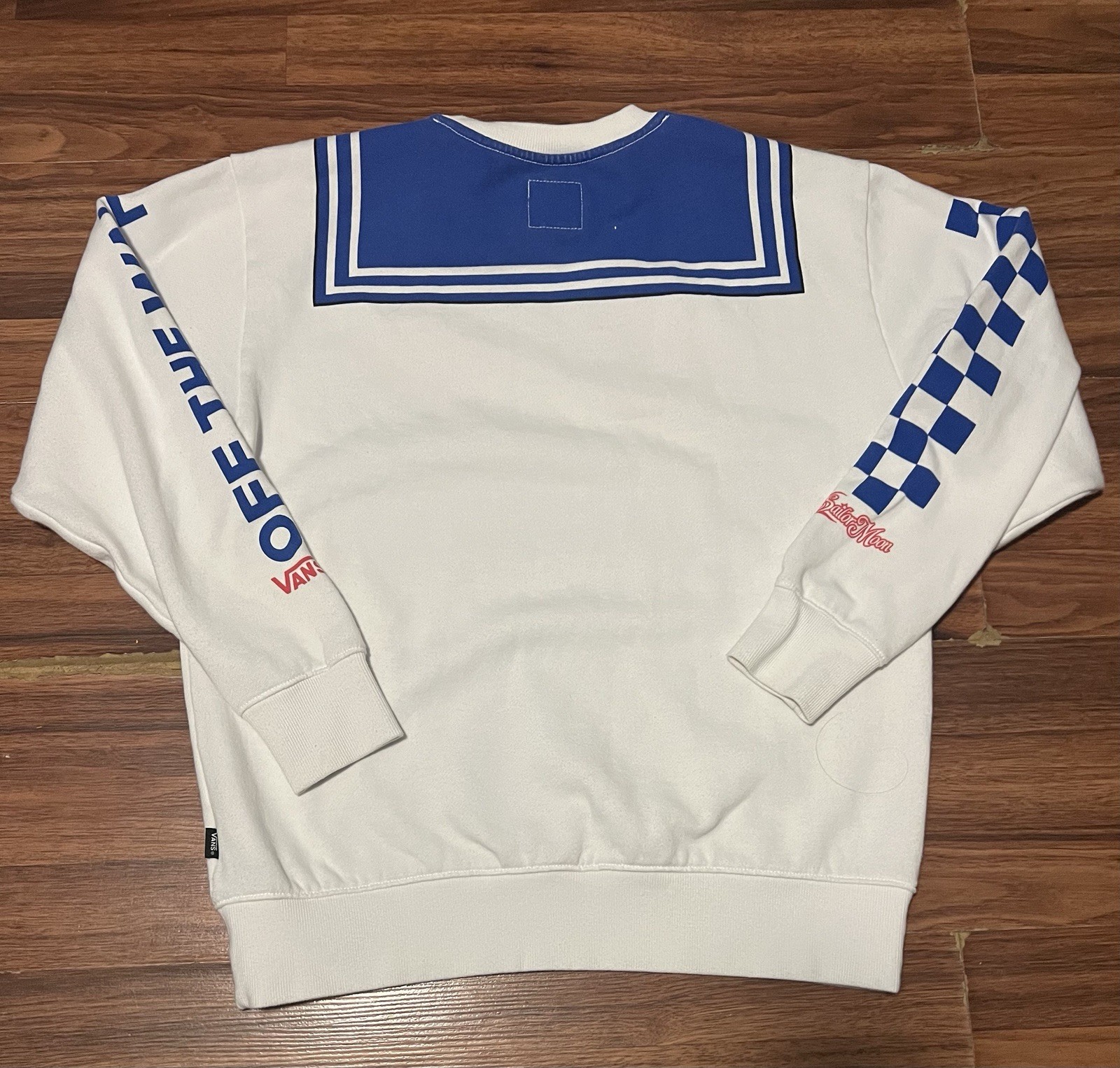 VANS X PRETTY GUARDIAN SAILOR MOON COLLAB BFF CREW FLEECE SWEATER Womens XS