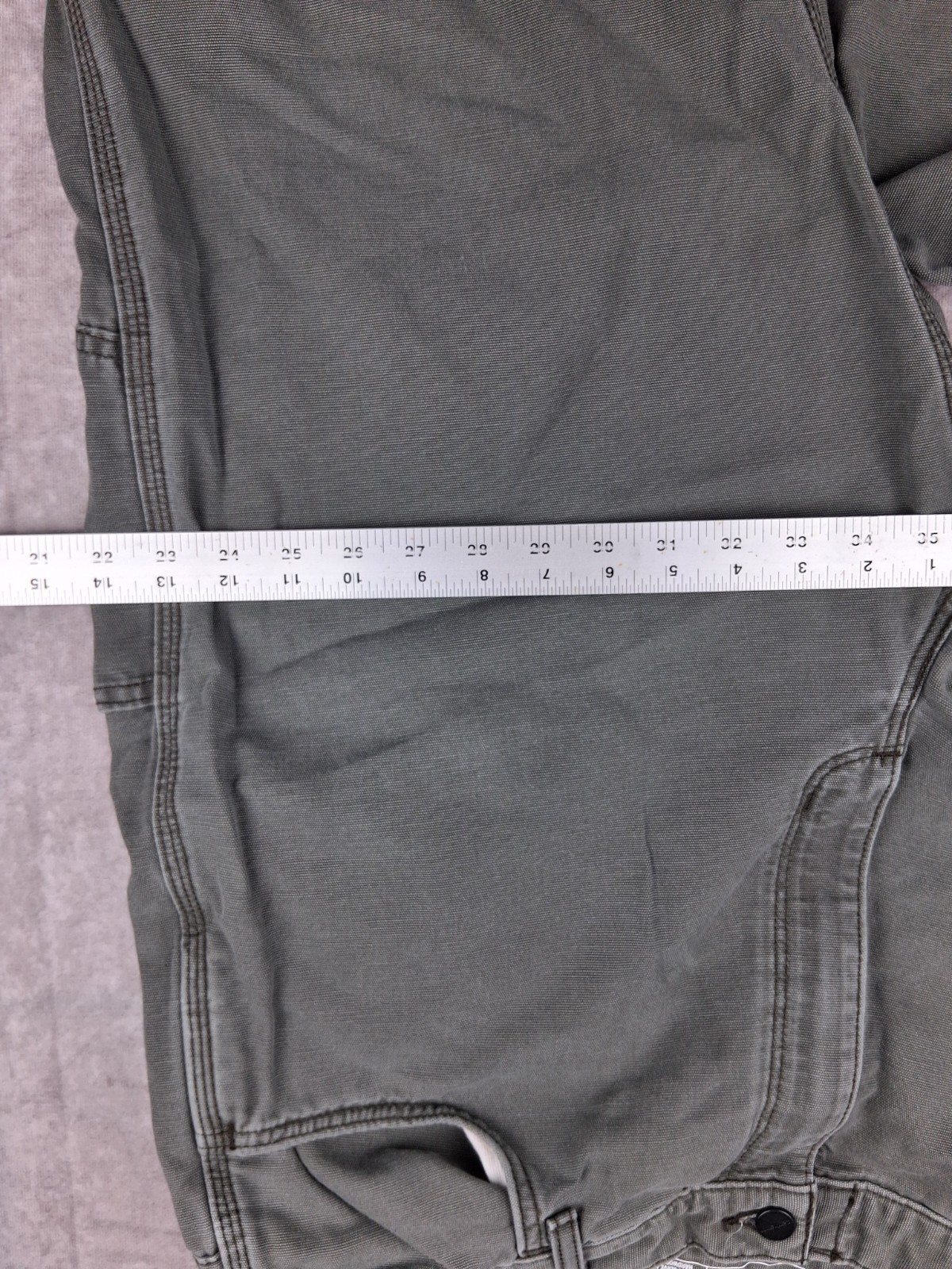 Carhartt FR Flame Resistant Pants Mens 37×33 Fit Green FRB159 MOS Loose CAT 2