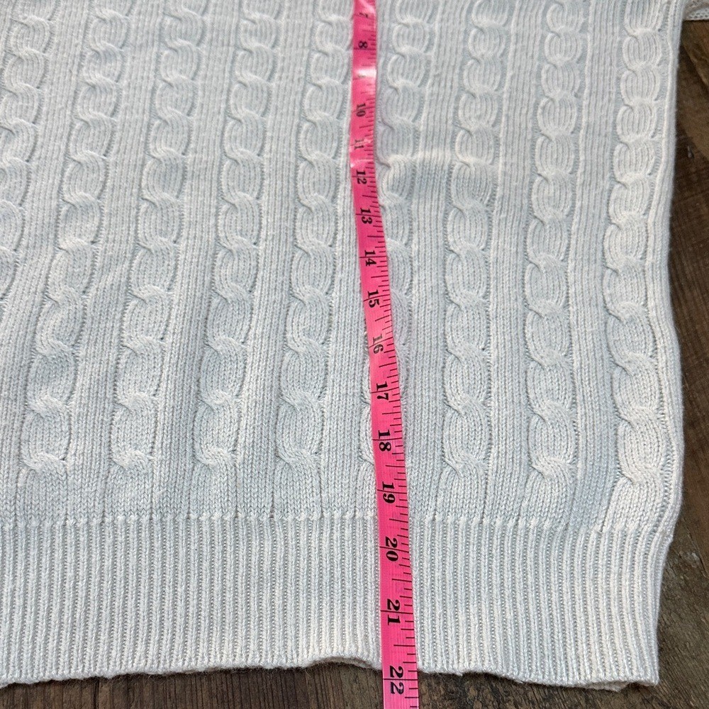 Gap Cable Knit Sweater Cream Off White Angora Blend Small