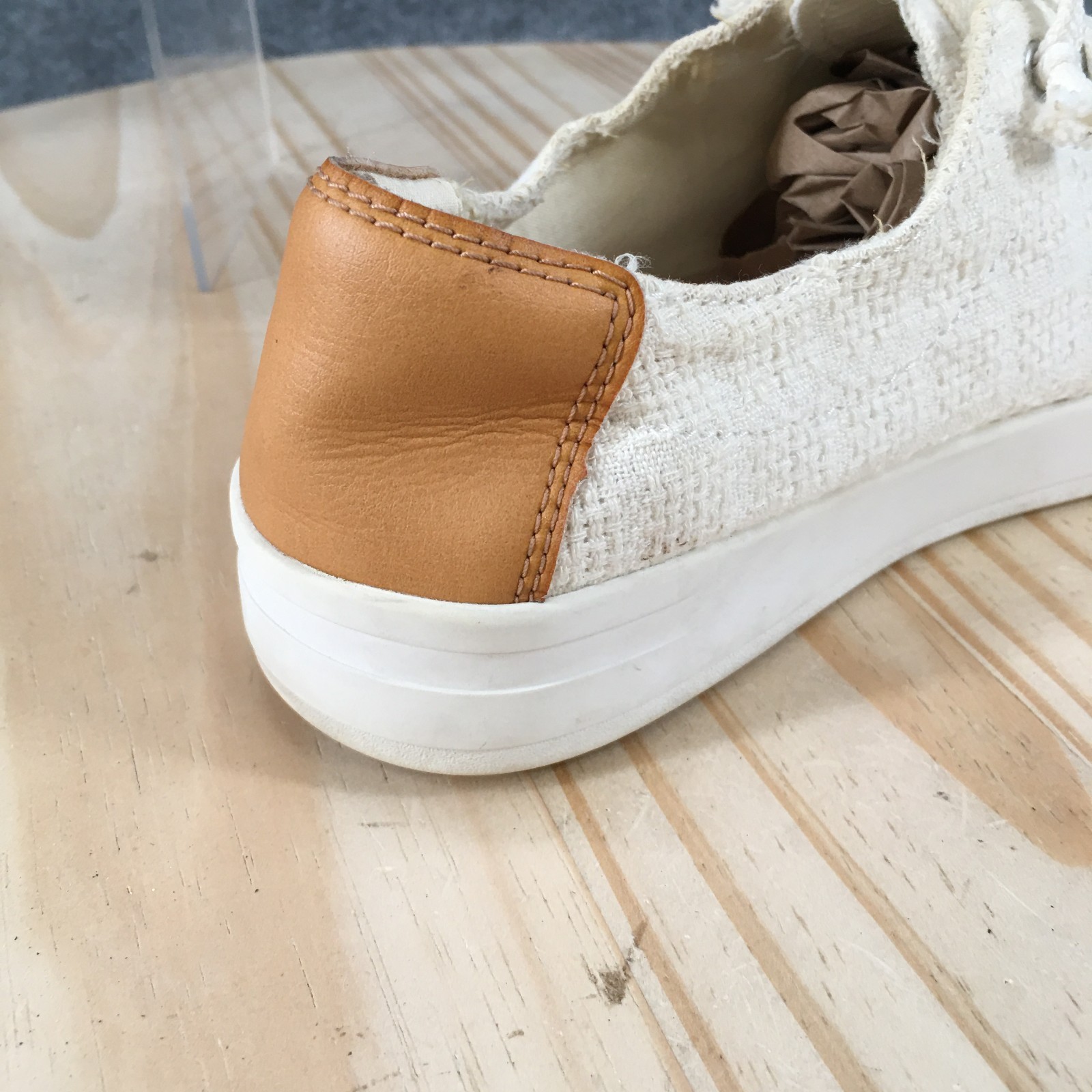 Reef Cushion Sunset Shoes Womens 8 M Sneakers Lace Up CI4138 Fabric White