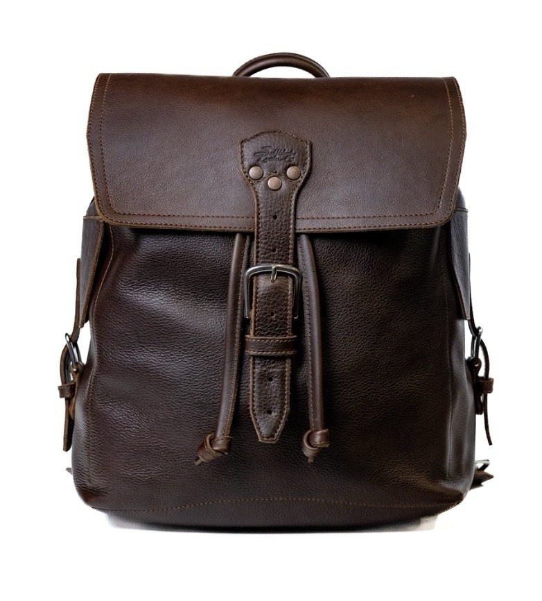 NWOT**** Saddleback Leather Co. 16″ Drawstring Backpack Dark Coffee Brown