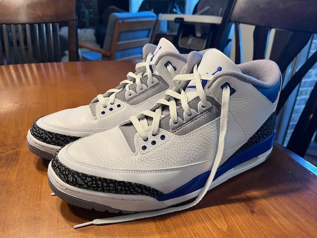 Air Jordan 3 Retro “Racer Blue”- Size 15