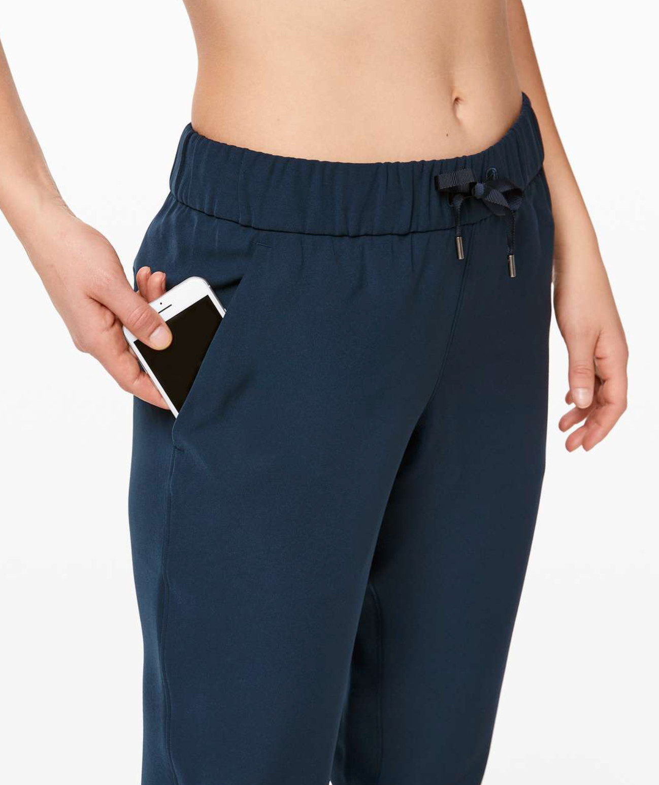 $118 LULULEMON – W5BZDS True Navy Blue On the Fly Jogger Pants – Women’s 4 🔥