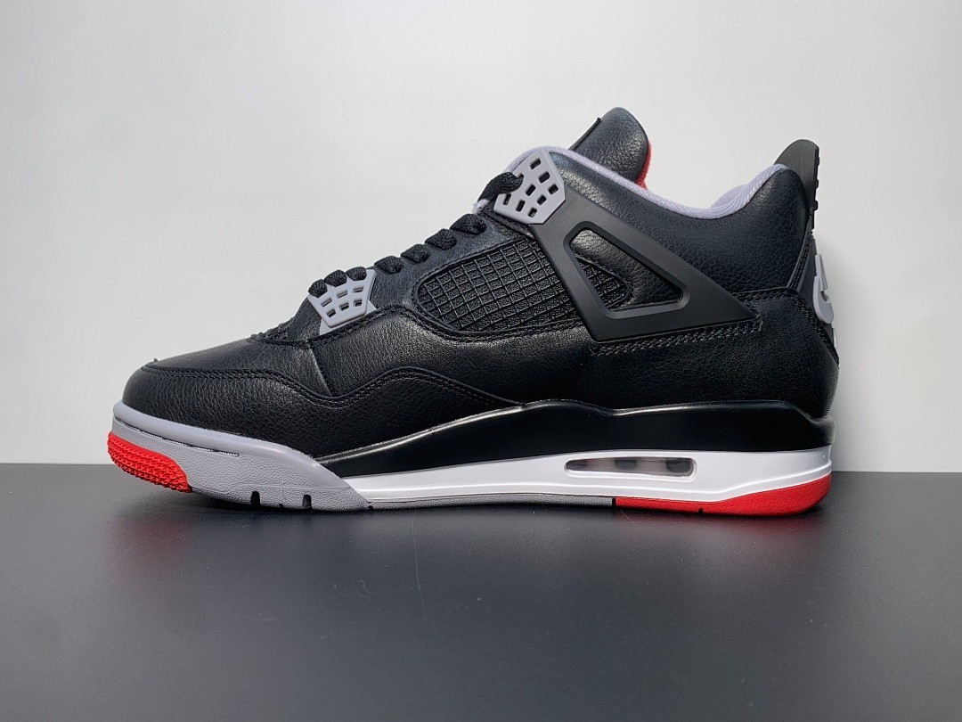 Jordan 4 Retro Bred Reimagined Black/Cement Grey/Red/White FV5029-006 Men