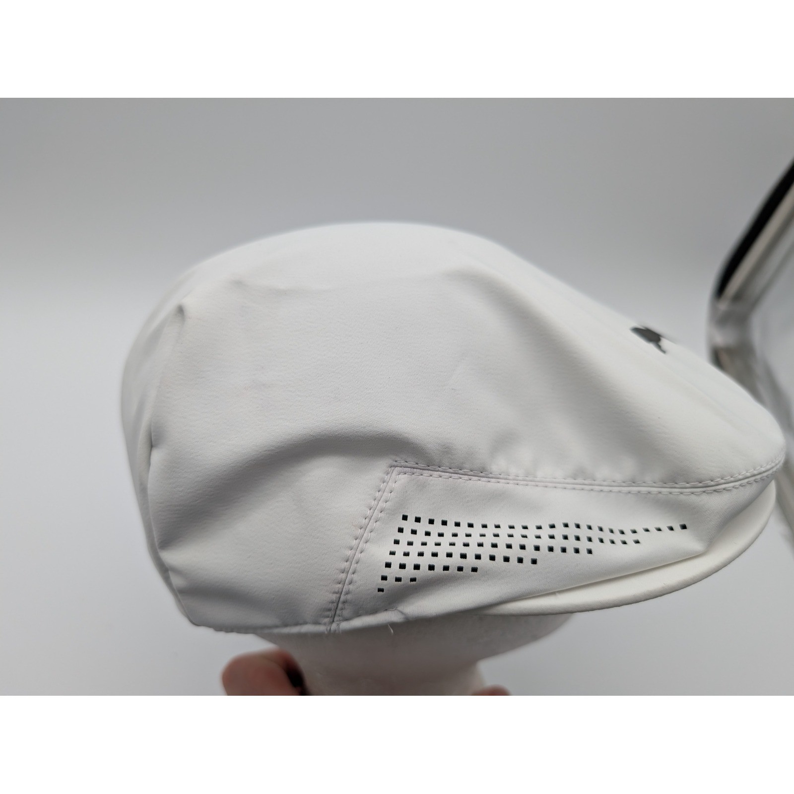 Puma Cobra Golf Driver Cap White Flexfit Pro Athlete Flat Hat Mens