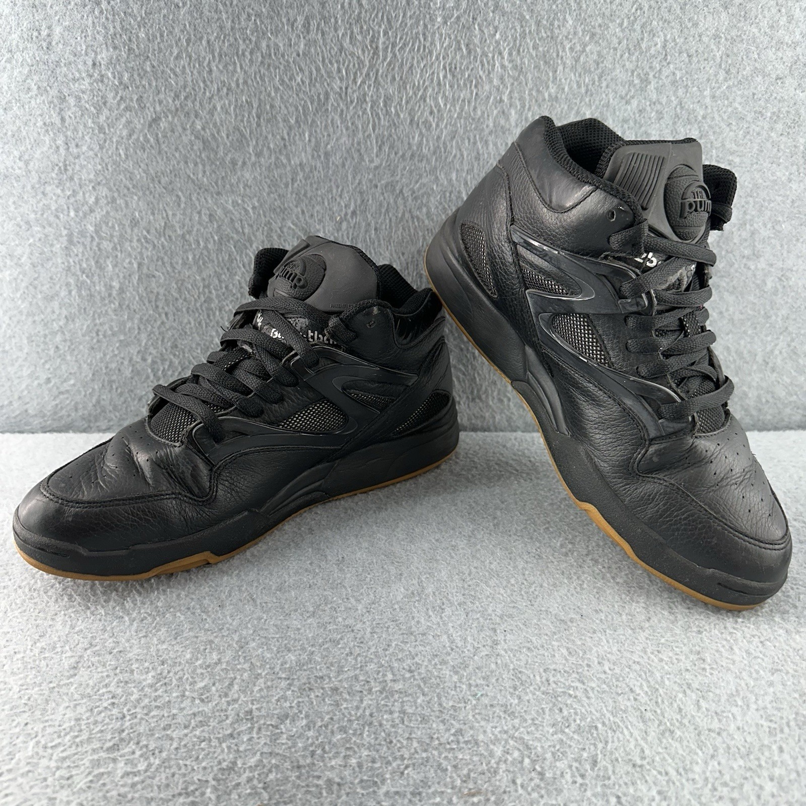 Reebok x Juun.J Pump Omni Zone II Shoes Black Gum Sneakers Mens Size 7
