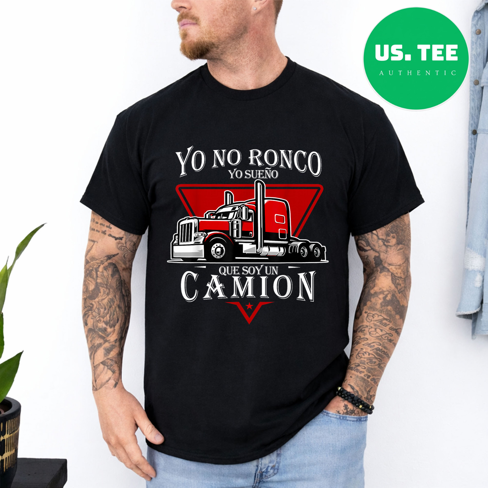 Yo no Ronco yo sueno que Soy un Camion Latin Dad Spanish T-Shirt