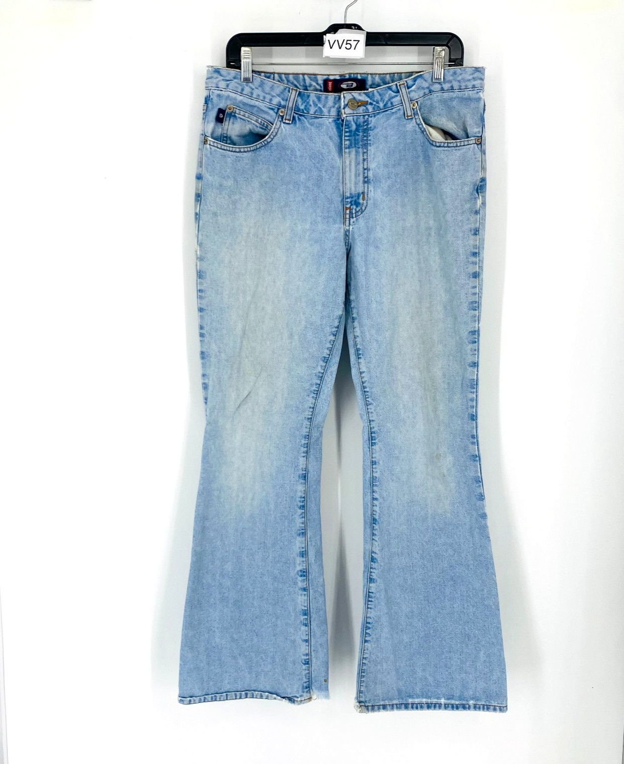 Vintage Y2K Bongo Low Rise Bootcut Jeans Size 11 Light Sandblast Low Rider