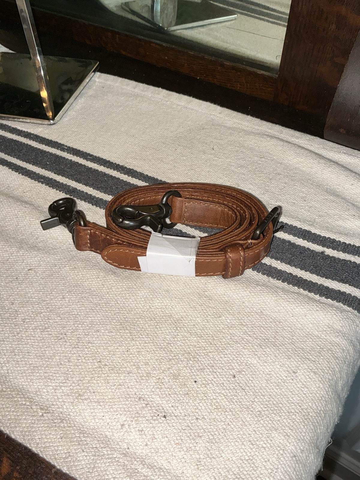 Frye Leather Crossbody Strap Cognac Brown New Never Used