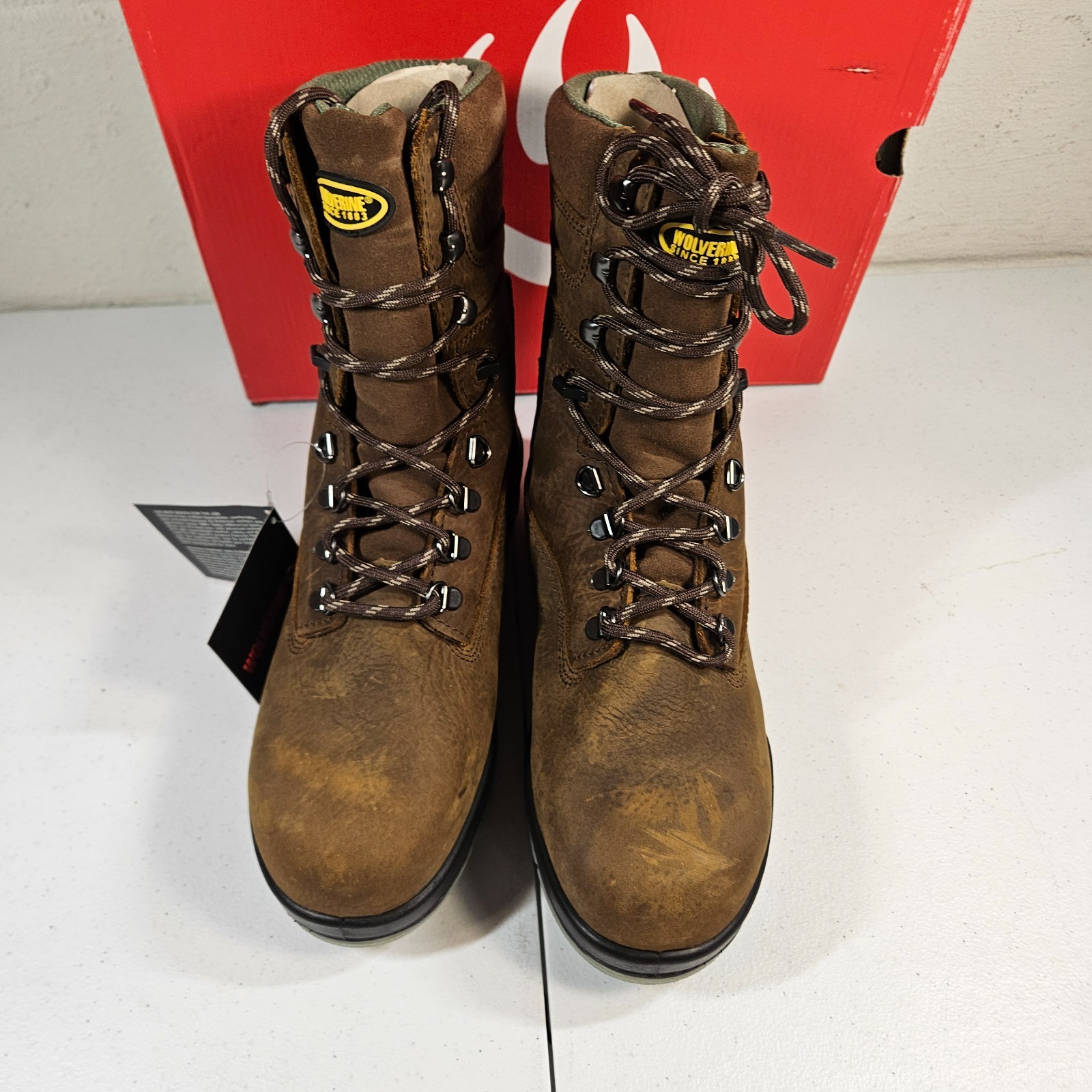 Wolverine Mens DuraShocks Waterproof Insulated Steel Toe 8″ Boot W03295 9 EW