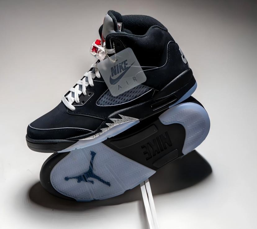 Air Jordan 5 Retro OG Black Metallic Reimagined Men’s High Top Basketball Shoes