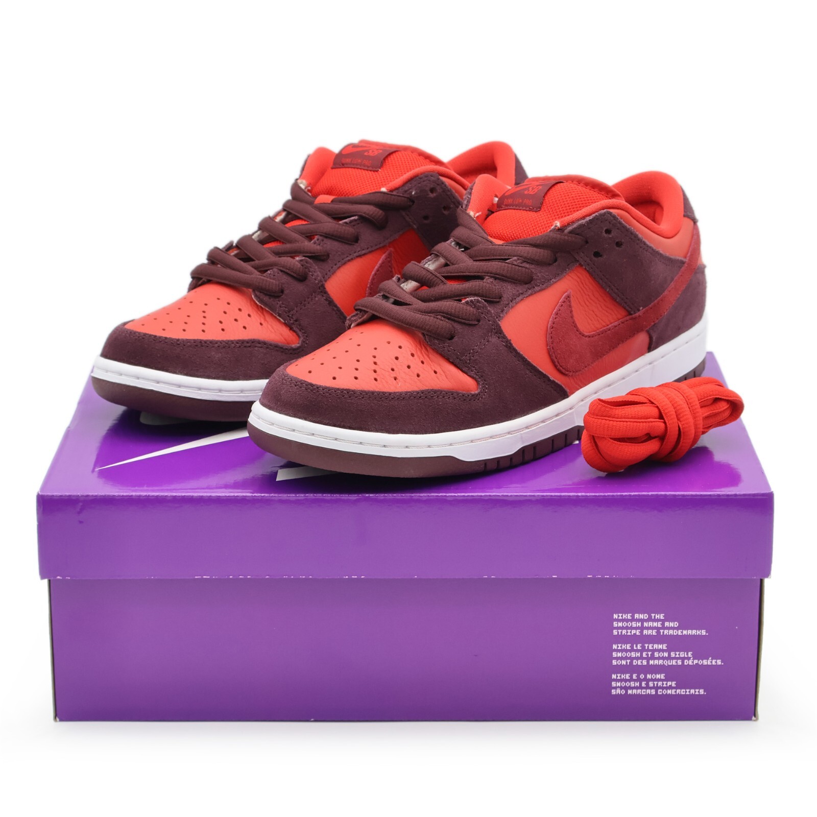 DM0807-600 Nike SB Dunk Low Fruity Pack Cherry Burgundy Crush Team Red (Men’s)