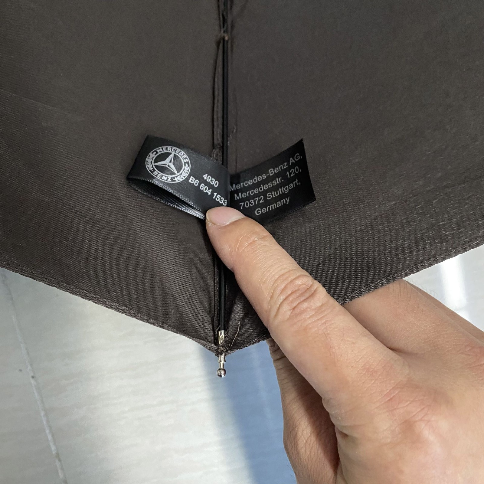 Mercedes-Benz Automatic Folding Umbrella Classic Windproof 210T 8-Rib Gift