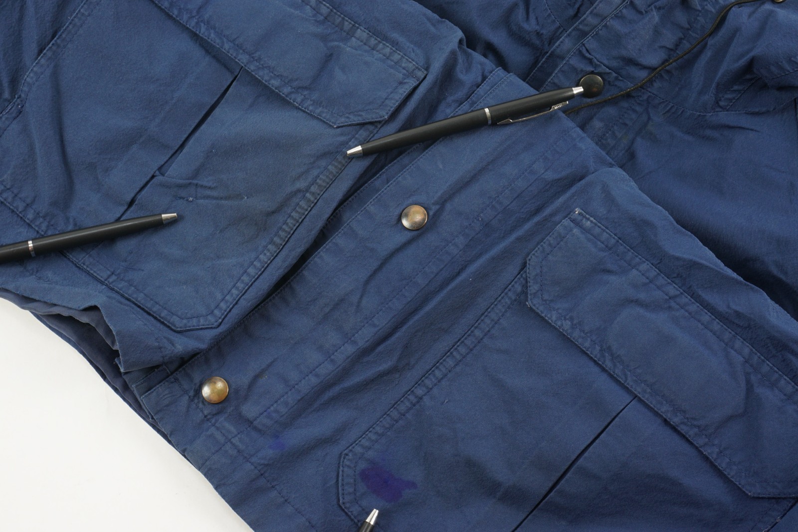 Vintage Cabela’s Gore-Tex Men’s Large Blue Woven Waterproof Hooded Parka Jacket