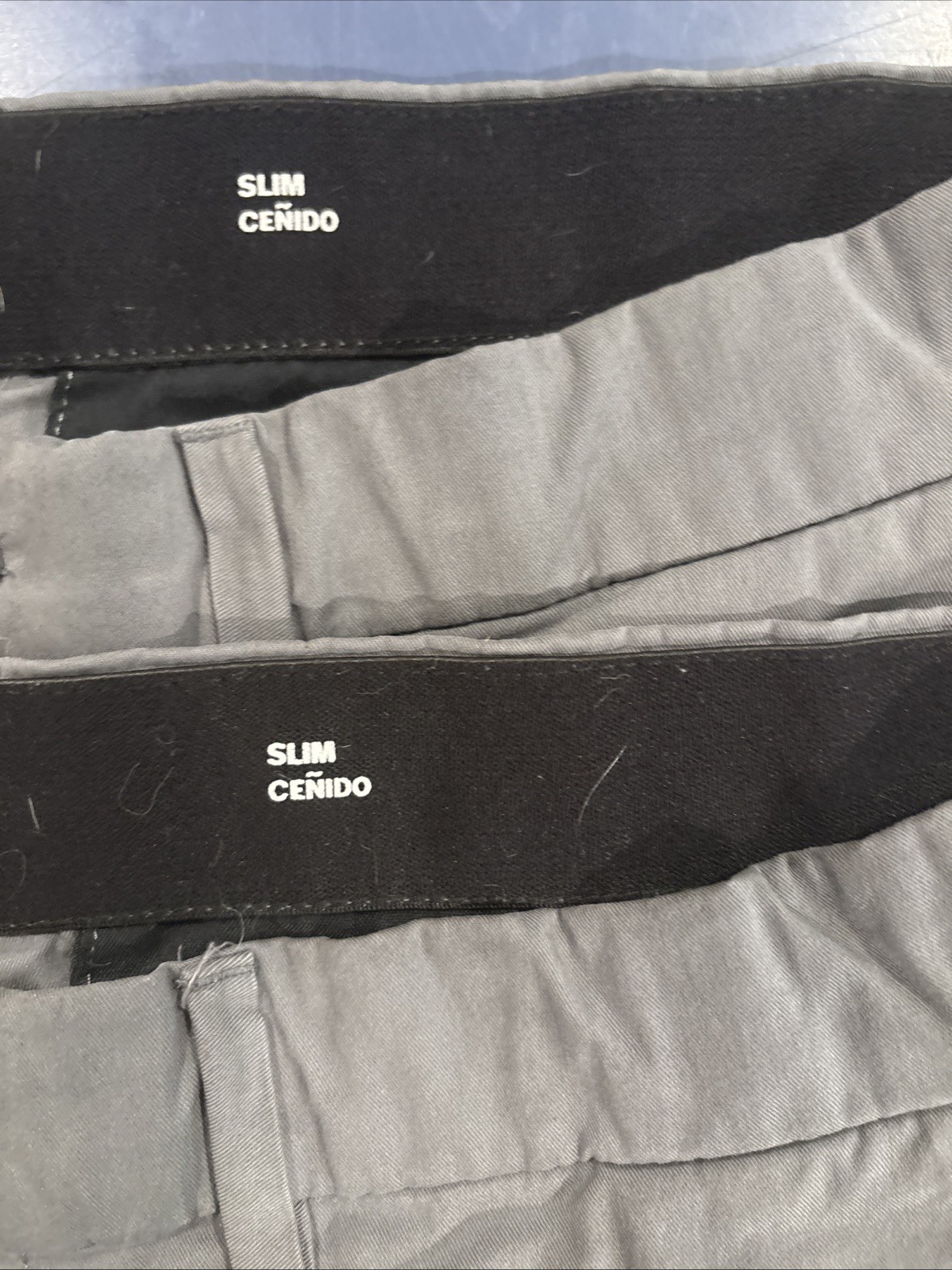 Goodfellow & Co. Men’s Gray Flat Front Casual Pants Button Zip 36 x 30 Solid