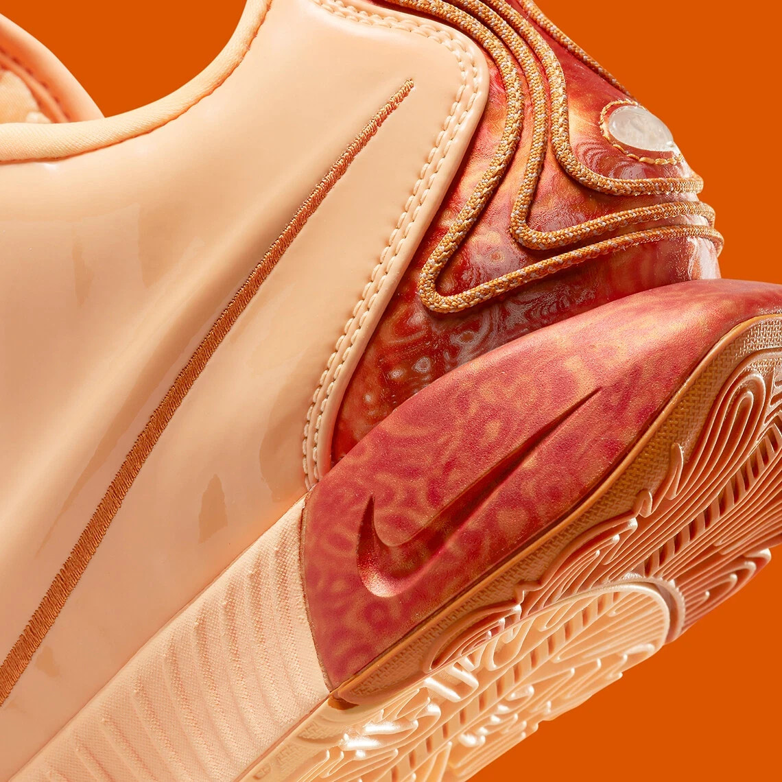 Nike LeBron James XXI 21 Melo Melo Dragon Pearl Melon Tint FV2345-800 sz 10.5