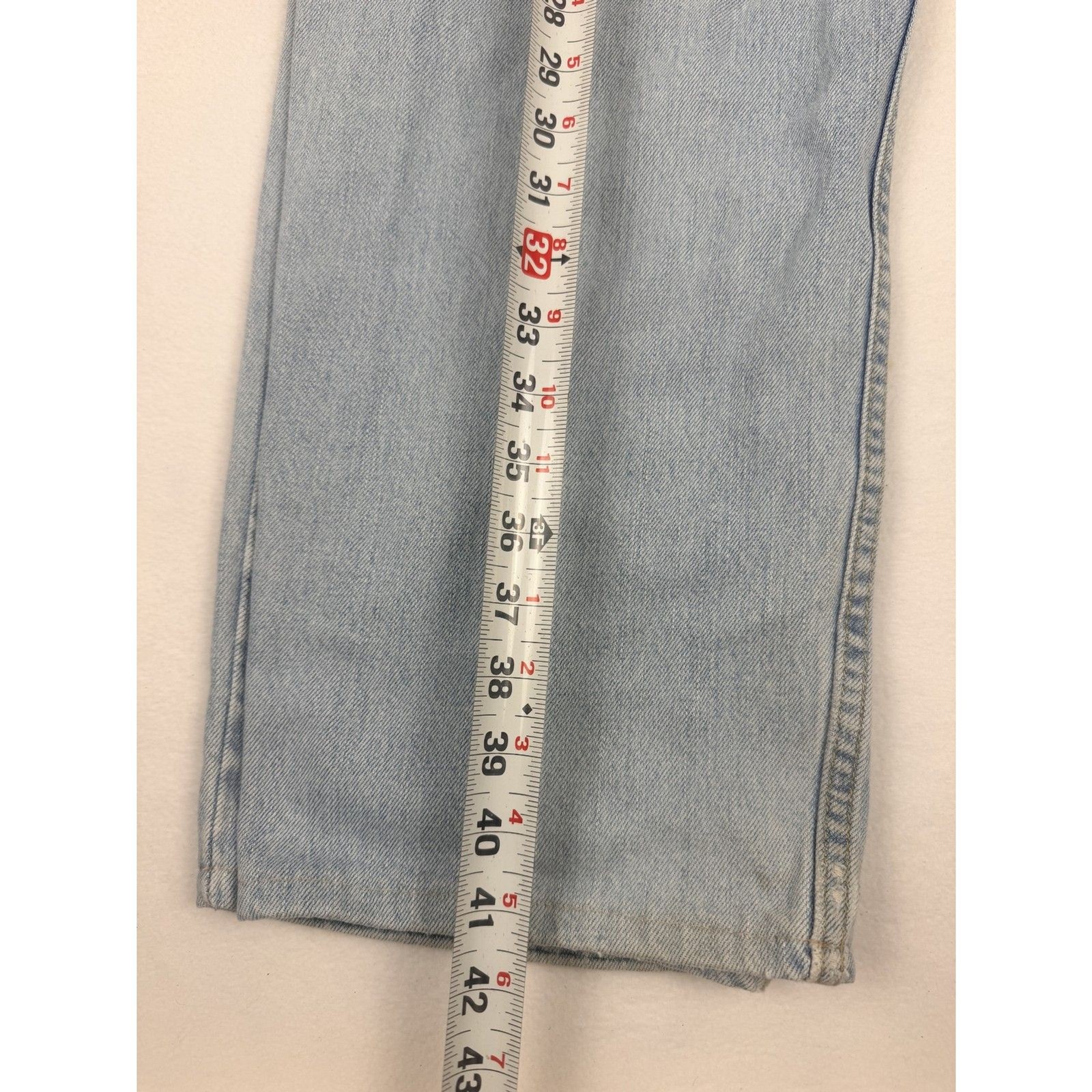 Levi’s 550 Relaxed Fit Jeans Men’s 36×32 Light Wash Straight Leg 100% Cotton