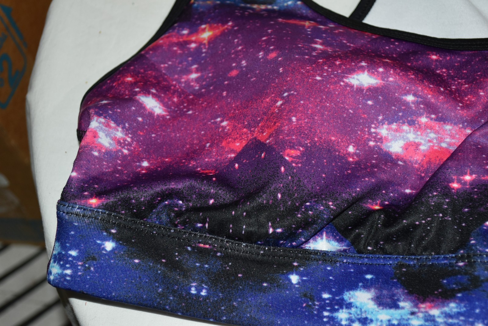 Performance Sport FILA SEXY multi colored Bra Running exercising Large New