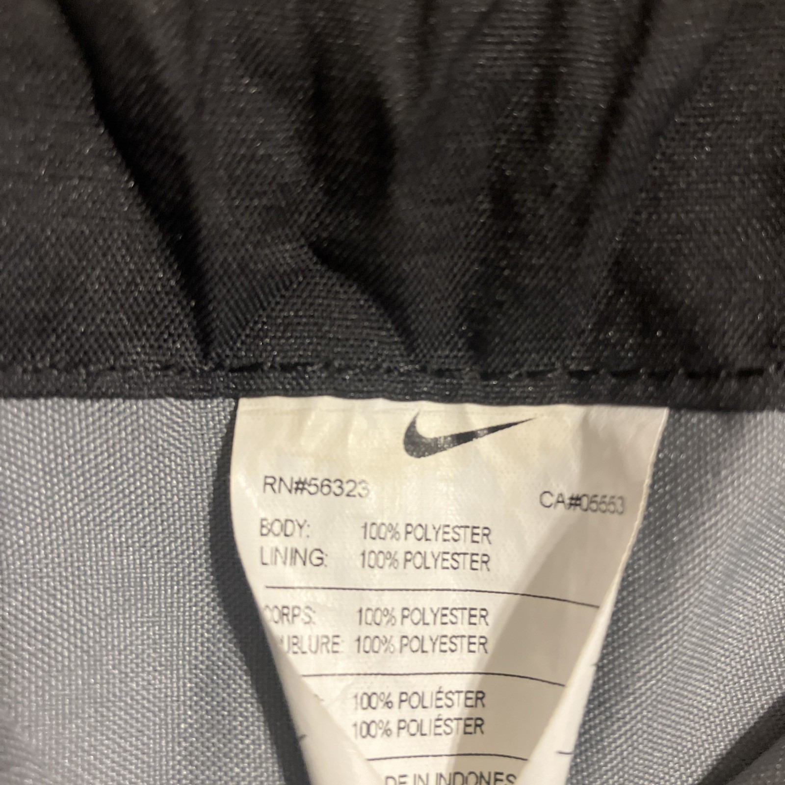 Nike Brasilia Training Black Gymsack Bag Inside Pocket Side Zipper | BA5338