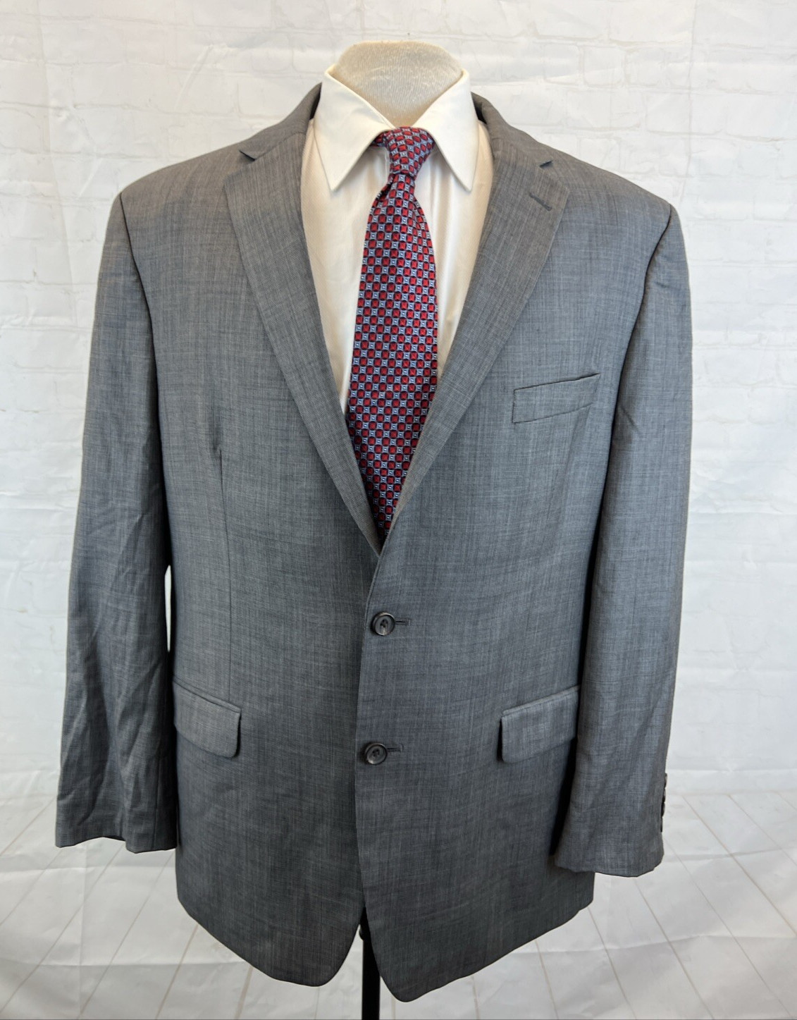 Lauren Ralph Lauren Men’s Gray 100% Wool Blazer 46R $595 Two Button