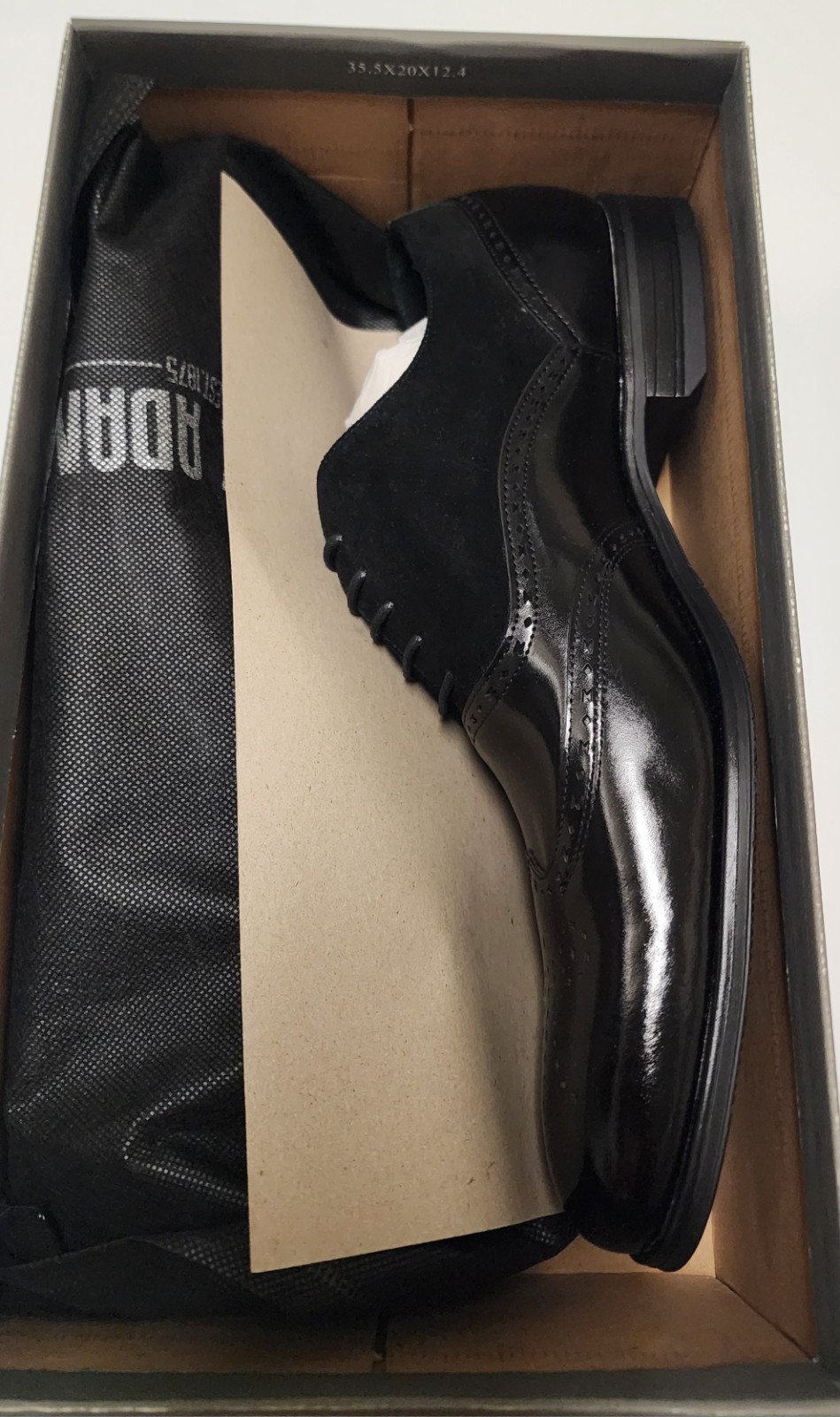 Stacy Adams Stanbury Black Oxford Dress Shoes US 11.5 M