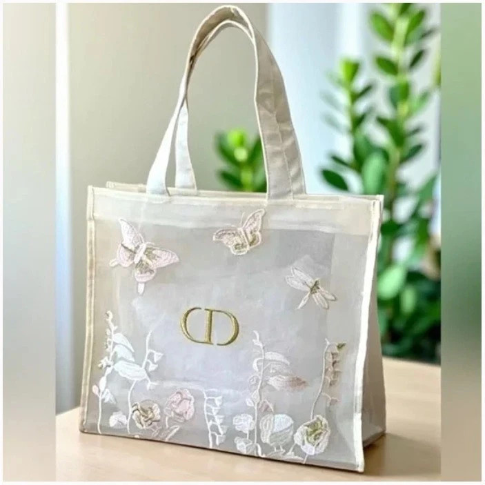 NEW Special Edition Lace Mesh Handbag – Butterfly Embroidered Mesh