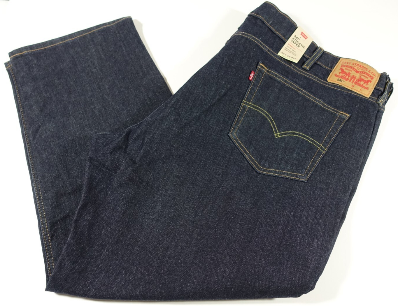 Levis 541 Athletic Taper Fit Stretch Jeans Men 50×29 Big & Tall