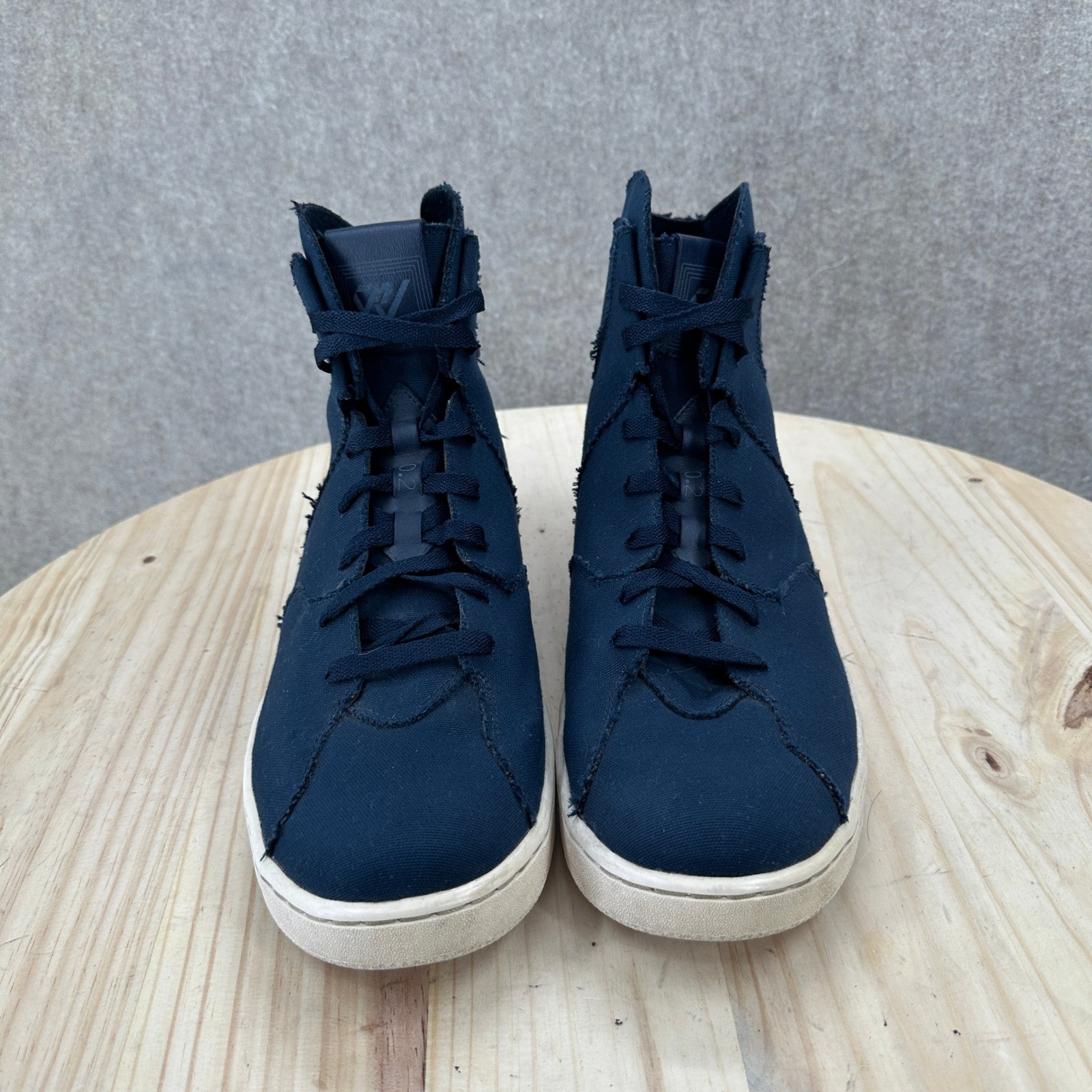 Jordan Westbrook 0.2 Obsidian Mens 11.5 Navy Blue Canvas High Top Sneakers