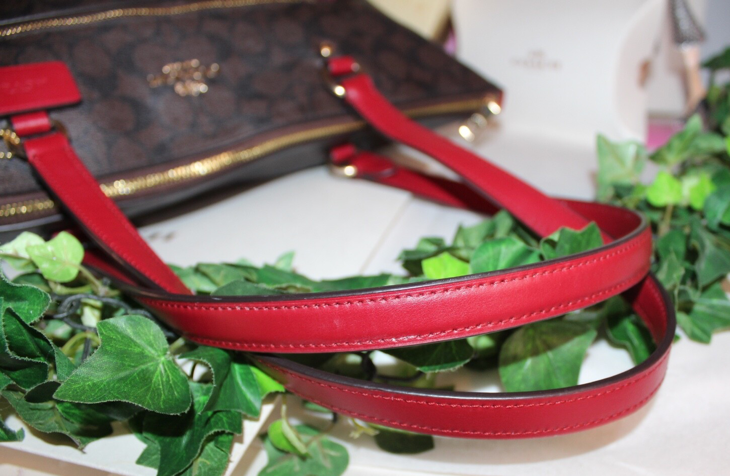COUTURE COACH LARGE CC MONOGRAM TOTE BAG!